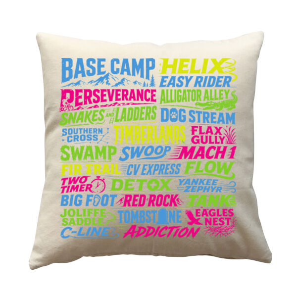 Trail Names Cushion Cover Thumbnail